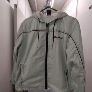 Karen Scott Women's Light Gray Windbreaker Jacket